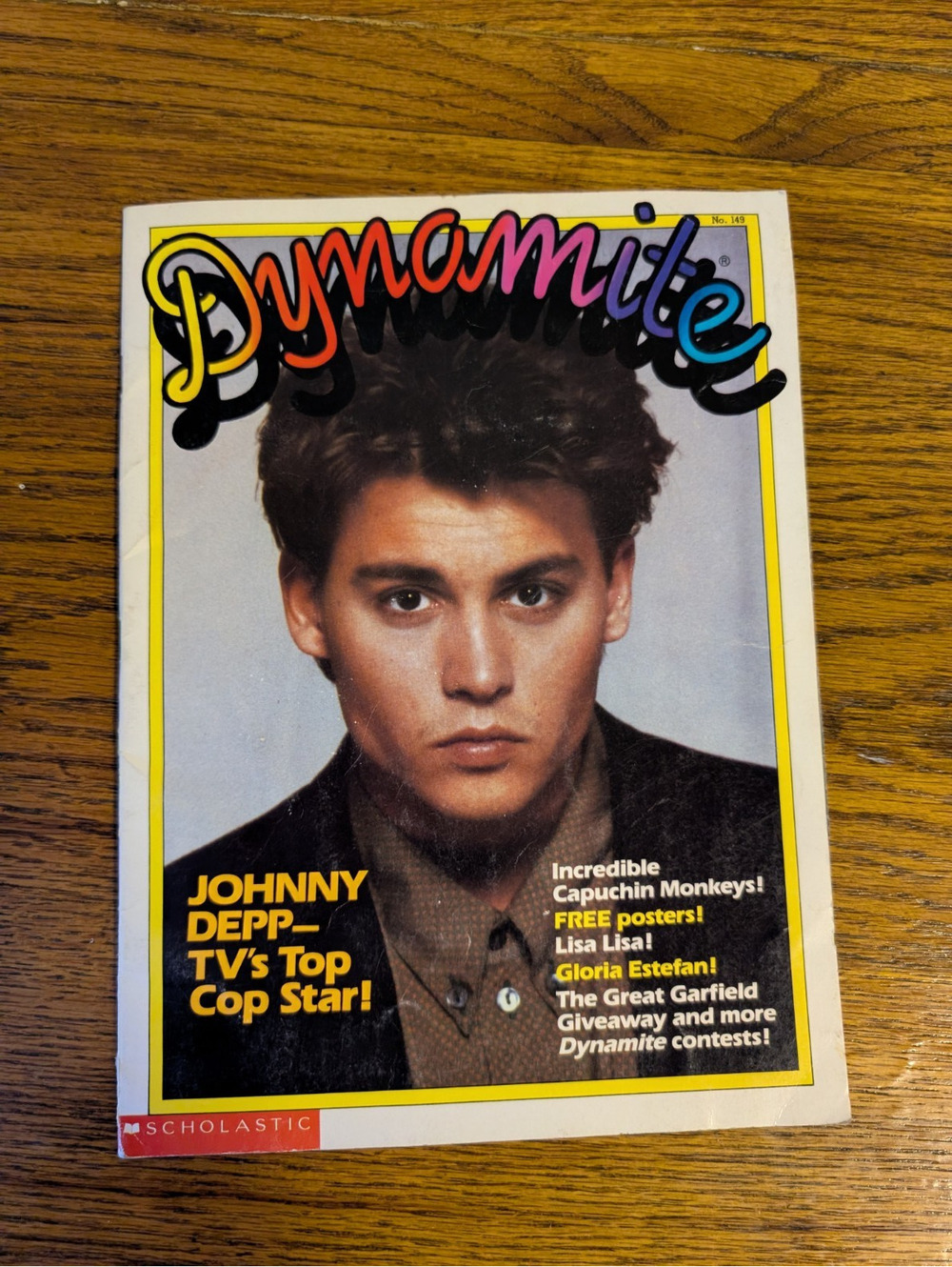 Vintage Dynamite Magazine No. 149 Johnny Depp Cover 21 Jump Street Scholastic
